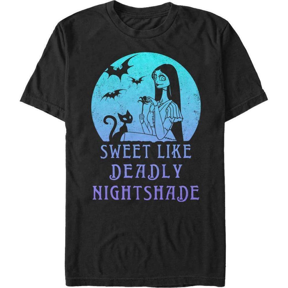 Sweet Like Deadly Nightshade Nightmare Before Christmas Gothic Art T-Shirt - Picture 1 of 4
